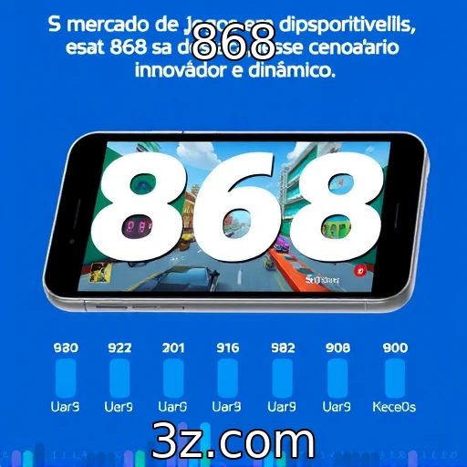 Crescimento do mercado de jogos em dispositivos móveis : 868